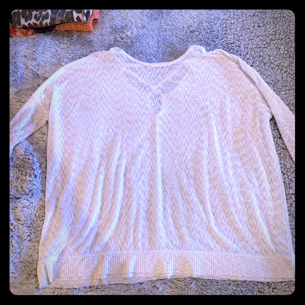 Oversized white tunic top. Size S. GUC